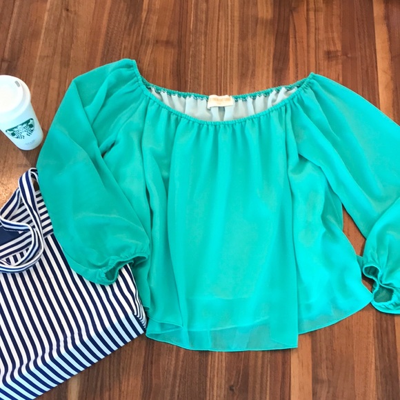 SALE 🎉Stitch Fix LET THEM EAT CAKE green L - Picture 1 of 7